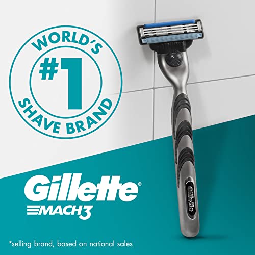 Gillette Mach3 Men's Razors, 12-Blade Refill Pack