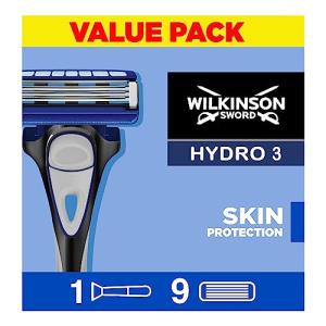 Wilkinson Sword Hydro 3 Razor with 9 Blades