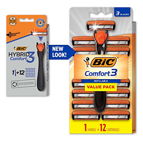 BIC Comfort 3 Hybrid Men's Razor Blades
