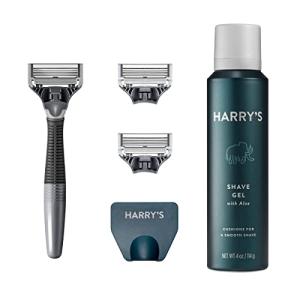 Harry's Men's Shaving Kit with Razor and Gel