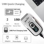 Men's Rechargeable Electric Shaver and Trimmer