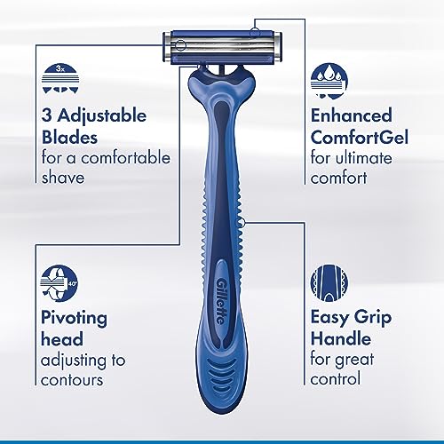 Gillette Sensor3 and Bic Comfort 3 Pack