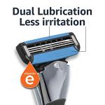 Amazon Basics 3-Blade Razor with 20 Cartridges