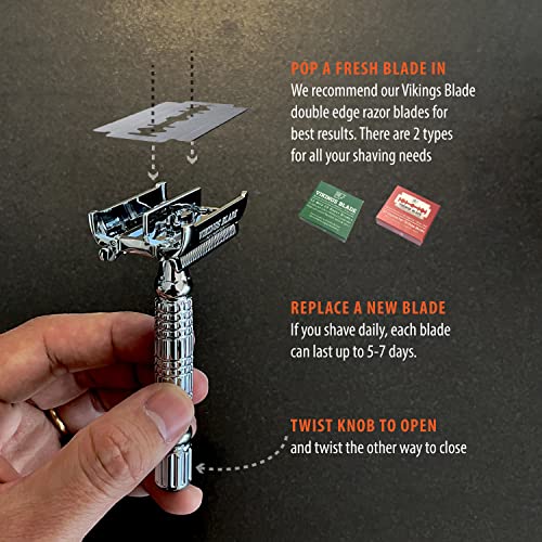 Vikings Blade Chieftain Double Edge Safety Razor