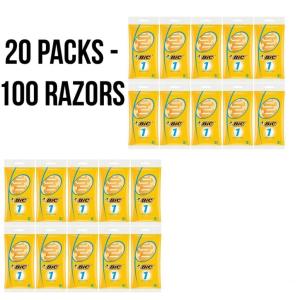 BIC 1 Sensitive Disposable Razors for Men