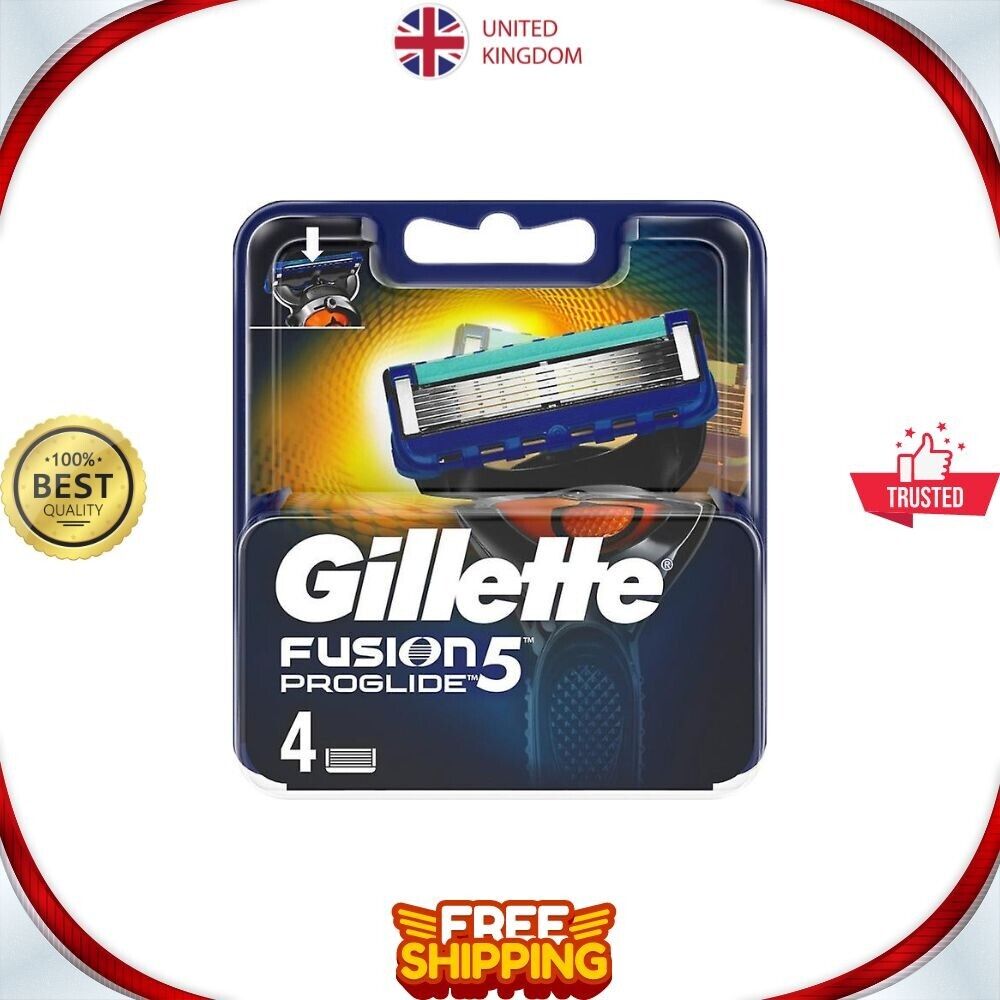 Gillette Fusion5 ProGlide Razor Blades - 4 Pack