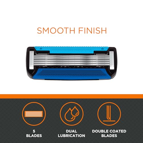 Men's 5-Blade Razor with Refill Set