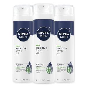 NIVEA Men Sensitive Shaving Gel - 3 Pack