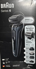 Braun 6020s Men's Electric Shaver, Blue