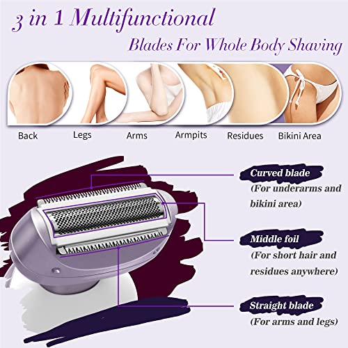 Women's Electric Shaver for Bikini and Underarms