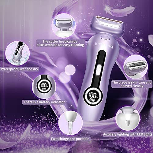 Women's Electric Shaver for Bikini and Underarms