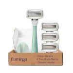 Women's Razor Set with Handle and Blade Refills