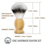 Vegan-Friendly Shaving Brush with Bamboo Handle