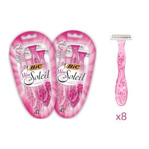 BIC Miss Soleil Women's Disposable Razors - 8 Pack