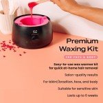 Hair Removal Waxing Kit with Warmer and Beans