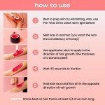 Hair Removal Waxing Kit with Warmer and Beans