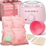 GIRLEARLE Waxing Kit for All Skin Types