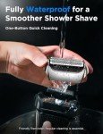Waterproof Electric Shaver with Trimmer for Men