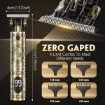 Rechargeable USB Hair and Beard Trimmer - Gold