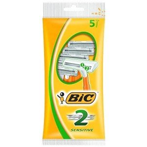 BIC 2 Double Blade Razor, Pack of 5