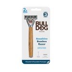 Bulldog Sensitive Bamboo Razor with Blade Refills