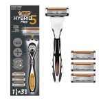 BIC Hybrid 5 Flex Men's Razor with Trimmer