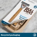 Bulldog Sensitive Bamboo Razor with Blade Refills