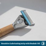 Bulldog Sensitive Bamboo Razor with Blade Refills