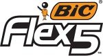 BIC Flex 5 Men's 5-Blade Razors, Pack of 6
