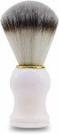 Smooth Shaving Brush with Elegant Plastic Handle