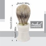 Professional Pure Bristle Shaving Brush with Handle