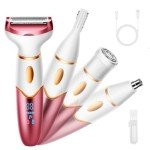4-in-1 Rechargeable Waterproof Women’s Electric Shaver