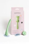 Estrid Starter Kit: Steel Razor & 2 Refill Blades