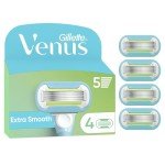 Gillette Venus Extra Smooth Razor Blade Refills - 4 Pack