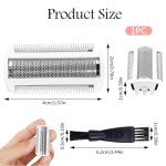 Women's Shaver Replacement Foil Head with Brush