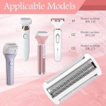 Women's Shaver Replacement Foil Head with Brush