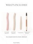 Facial Hair Removal Blades and Eyebrow Tool Set