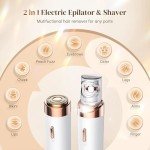 Women's 2-in-1 Hair Removal Device with LED