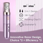 Gurelax Rechargeable 2-in-1 Facial Hair Remover