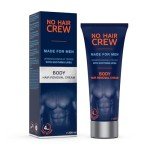 NO HAIR CREW Hair Removal Cream for Men, 200 ml