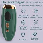 IPL Hair Removal Device - 5 Energy Levels, 680K Flashes