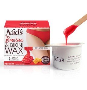 Nad's Strip-Free Brazilian Wax Kit, 140g