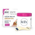 Veet Argan Oil Hot Wax Kit for Smooth Skin