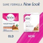 Veet Argan Oil Hot Wax Kit for Smooth Skin