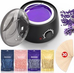 Waxing Kit with Warmer and Hard Wax Beans