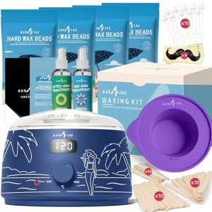 AURAFINE Digital Waxing Kit for Smooth Skin