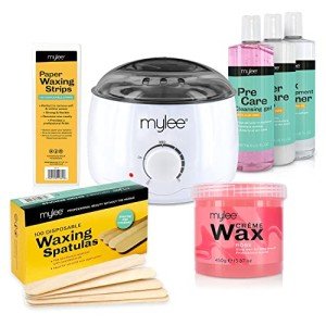 Salon Quality Waxing Kit with Heater and Accessories