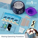 AURAFINE Digital Waxing Kit for Smooth Skin