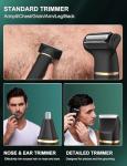 Men’s 3-in-1 Waterproof Body Grooming Trimmer