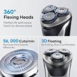 DOAO Waterproof Electric Razor for Men, 2 in 1